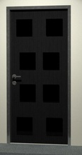 door design 23 architecture doorway family wood house residential architectural lock handle 3d print model - Mito3D