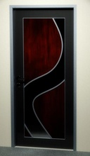 puerta diseño 29 familia madera arte mueble casa arquitectónico 3d print model - Mito3D