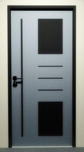 door design 67 wood furniture interior modern room architecture house architectural lock doorhandle 3d print model - Mito3D