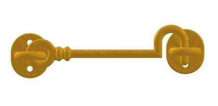 door lock hook safe unlock security tool iron gold secrecy safety protection isolated strength home haus house furniture 3d print model - Mito3D
