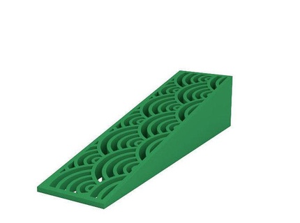 door stop home design plastic pattern house accessories 3d print model - Mito3D