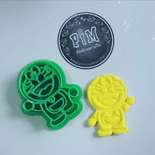 doraemon biscoito cortador cortador desenho animado argila polímero argila passatempo faça mão ferramentas 3d print model - Mito3D