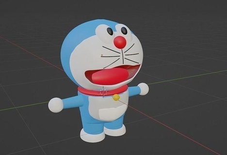 doraemon modello carattere Doraemon Modelli cartone animato anime divertimento gadget nobita Giochi giocattoli 3d print model - Mito3D