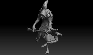 dota 2 éblouir sombre émissaire impression modèle dota2 3dprint personnage Jeux miniatures figurines prêtre 3d jouets 3d print model - Mito3D