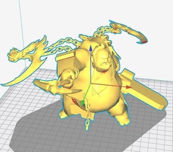 dota pancetta arcani dc gancio sega osso dota2 artiglio drago dchook giochi giocattoli 3d print model - Mito3D