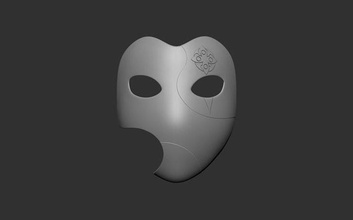 dottore mask - genshin impact prop cosplay hobby diy 3d print model - Mito3D