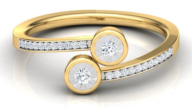 duplo chique anel joalheria esterlina moda noivado diamante colar casamento jóias brilhante safira imprimível pingente beleza roupa rubi prata argolas 3d print model - Mito3D