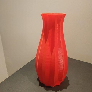 esagono vaso decorazione fiore casalinghi interni design rosa pla arredamento Casa 3d print model - Mito3D