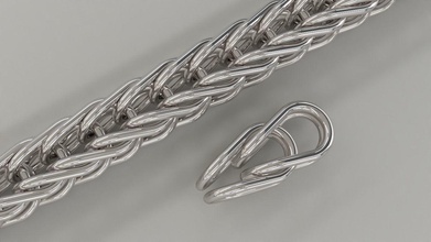 Duplo ciclo Projeto metálico prata imprimível joalheria colar esterlina pingente ouro cromada colares 3d print model - Mito3D