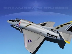 douglas a-4e skyhawk sopv01 aircraft model printable a 4e carrier fighter bomber hobby diy 3d print model - Mito3D