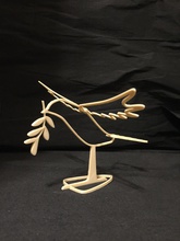 dove of peace art simplicity bird 3d 3dprinting puzzle toy model sculptures 3d print model - Mito3D