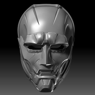 dr doom helmet 3d printable model fantastic four 4 villain iron mask movie comics marvel superhero victor von ender 3 pro hobby diy 3d print model - Mito3D