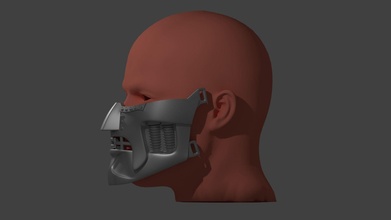 dr condenar máscara 3d imprimible cabeza personas seguridad proteccion Moda belleza 3d print model - Mito3D