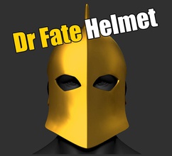 dr fate helmet head dc comic cosplay stl file doctor human hobby hand tools halloween games toys free 3d print model - Mito3D