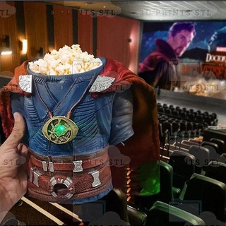 dr strange popcorn bucket - bowl time figure sculpture character statue corn figurines games toys avengers food house kitchen dining 3d print model - Mito3D