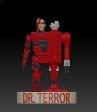 dr terror centuriões vilão gênio jogos brinquedos 3d print model - Mito3D