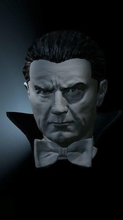 Dracula wunderschönen Lugosi Vampir Grusel Charakter Büste Monster Träger Skulptur Halloween Kunst Skulpturen 3d print model - Mito3D