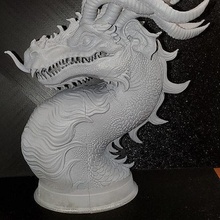 dragon sliced Ejderha ejderhalar heykel büyülü yaratık Sanat heykeller 3d print model - Mito3D
