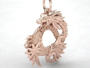 dragon talisman amulet symbol zodiac pendant dracon kite dragonet pendants astrological sign horoscope scorpio necklace mythological creature jewelry 3d print model - Mito3D