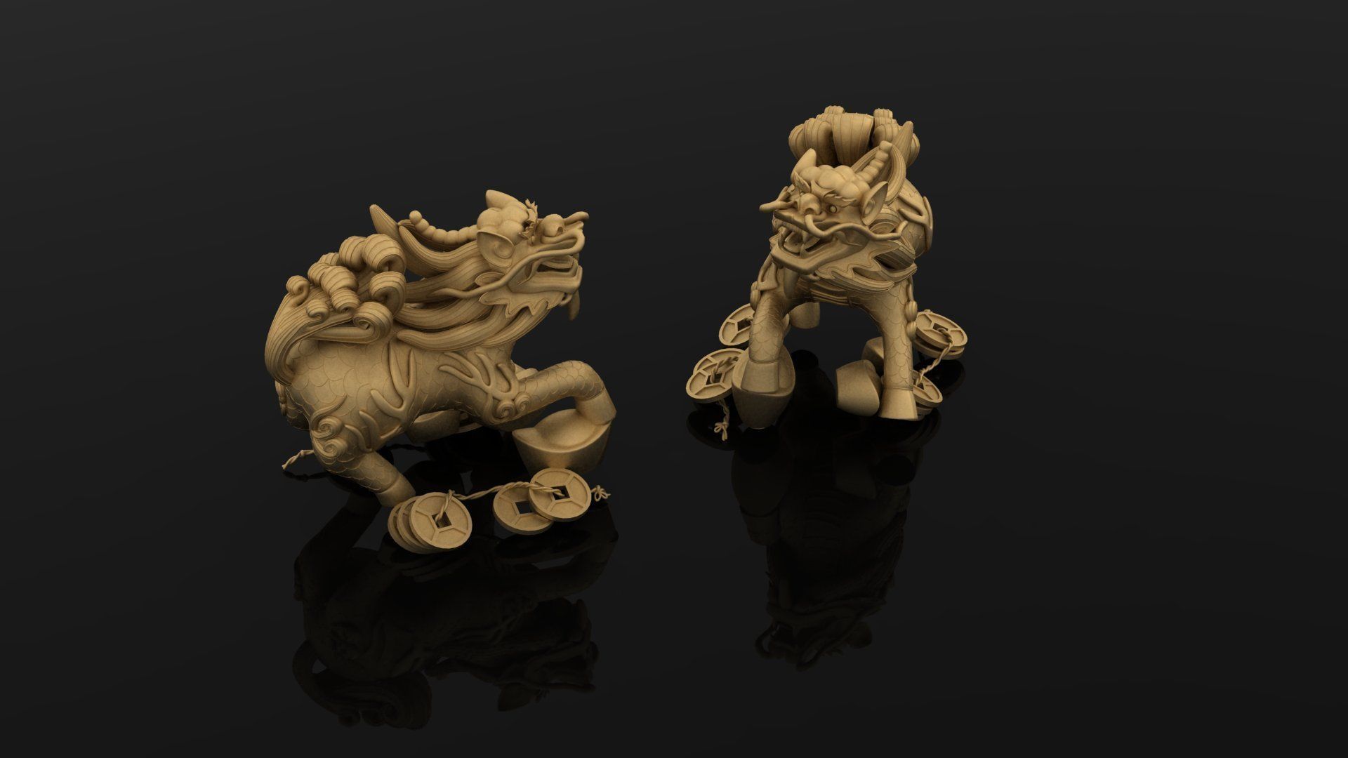 ejderha sanat altın Gümüş fantezi kolye beyaz mücevher takı heykeller 3D print model - Mito3D