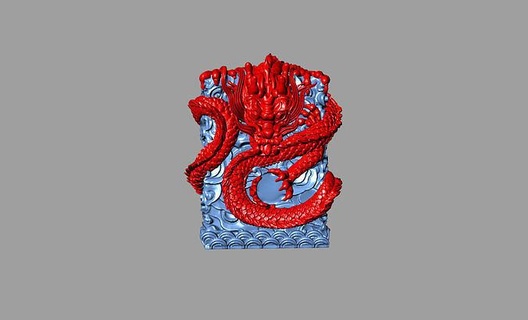 dragon dragon asiatique statue impression 3d animation art mode privilège nuages animaux outils gadgets divertissement jouets verser enfants science Jeux jouets Jeux jouets Jeu accessoires Jeu accessoires 3d print model - Mito3D