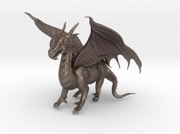 dragon Kunst makerschallenge artchallenge Skulptur statue der gargoyle monster Kreatur Monster Drachen fantasy Eidechse Reptil Kreaturen dungeons Tier Dinosaurier - Rollenspiel Skulpturen 3D print model - Mito3D