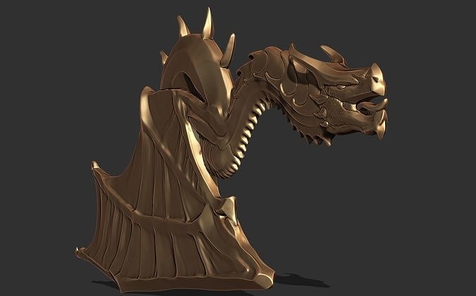 Dragão 3d impressão modelo arte escultura joalheria pingente pingentes 3D print model - Mito3D