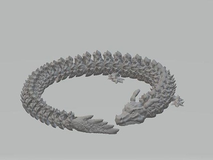 dragon articulado para impresion 3d dragons hobby diy 3d print model - Mito3D
