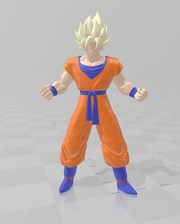 Drachen Ball Super Saiyajin Sohn Goku Kunst 3d print model - Mito3D