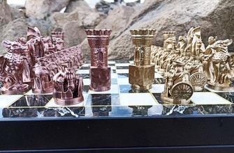 drachen schach set medieval einstellen mittelalterlich stl königin ritter stilisiert schachbrett tafel spiel magier drucken zahl spiele spielzeuge 3d print model - Mito3D