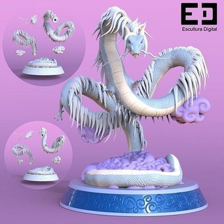 Ejderha Chino Çince Ejderha Ejderha Chino kuvvetli Kaido Momonosuke Tanrı Drago hayvan Japonca samuray yılan yılan toplama Shenlong çizmek Sanat heykeller 3d print model - Mito3D