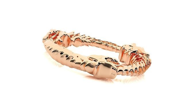 dragon eating tail high jewelry diamond bracelet chain heavy unisex printable jewel wedding jewellery luxury bracelets cuban italian 3D print model - Mito3D