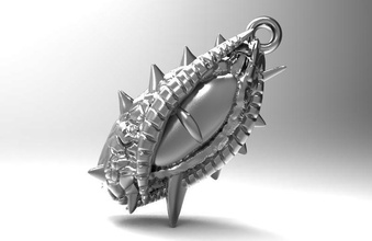 dragão do olho jóias chaveiro pingente dino pingentes 3d print model - Mito3D