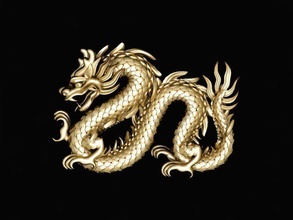 dragon bijoux 429 mode accessoires or diamant homme Hommes femme femmes unisexe conception feng shui 3d print model - Mito3D