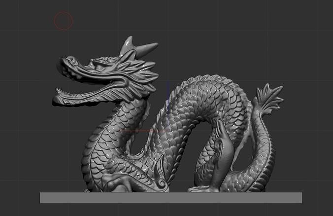 Dragão modelo chinês ouro fantasia mito místico dinossauros poli animais dinossauro personagem Magia pingentes modelos arte esculturas 3D print model - Mito3D
