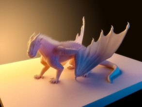 dragon mud tribe wings character creature magical dinosaur reptile wingsoffire dragonsaga sculpture statue toy nature lizard monster games toys 3d print model - Mito3D