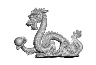 dragon netsuke statue sculpture setsuke japan craftsmanship brass art scans replicas 3d print model - Mito3D