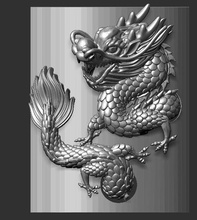 dragon pendentif visage bijoux de la conception d'argent imprimable l'intérieur le platine pendentifs 3d print model - Mito3D