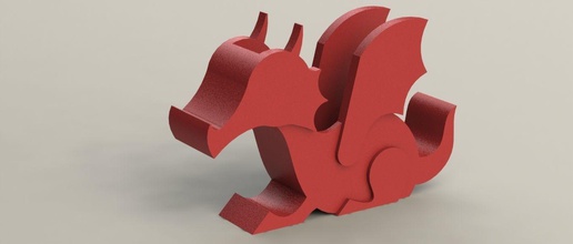 dragón portalápices casa de la pluma titular 3dprinting lápiz estudio accesorios 3d print model - Mito3D