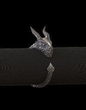Dragão anel joalheria ouro moda prata esterlina imprimível jóias arte argolas homens medieval tronos jogos motociclista gótico motociclismo dragões dragão 3d print model - Mito3D
