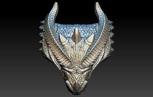 Dragão anel 3dmodel imprimível fantasia anime monstro joalheria argolas 3d print model - Mito3D