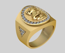 dragon ring jóias riqueza logotipo anéis pingentes imprimir o design monumento a arte ouro platina baixar de prata dragão caiters diamante jóia moderno macaco gem 3d print model - Mito3D