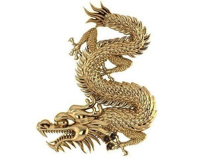 dragon sky china jewelry chinese silver art sculptures conrong con rong nhanrong nhandaurong jewellery nhannam diamond head rings ring headdragon 3d print model - Mito3D