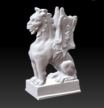 dragon statue ouger figure art sculptures 3d print model - Mito3D