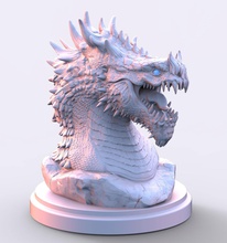 drachen statue 6 12 zoll monster reptil eidechse dinosaurier kunst skulpturen 3d print model - Mito3D