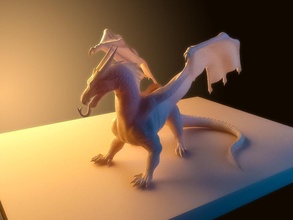 drachen flügel of feuer nachtschwinge stamm charakter kreatur magisch dinosaurier reptil feuers dragonsaga skulptur statue spielzeug natur eidechse monster spiele spielzeuge 3d print model - Mito3D