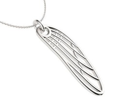 dragonfly wing pendant jewelry jewellery design 3d 3ddesign 3dp 3dprinting printing elegant unique silver steel pendants 3d print model - Mito3D