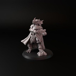 homem dragão bardo Dragão draconato masmorra dragões fantasia aventureiro jogos brinquedos borda 3d print model - Mito3D
