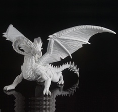 drachen gold spielzeug on instrumententafel of wagen druckbar fantasie dinosaurier rex jurassisch kreaturen spiele spielzeuge 3d print model - Mito3D