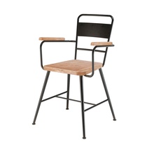 drawer gene chair house vintage metal wood retro restaurant bistro diner lunch furniture 3d print model - Mito3D